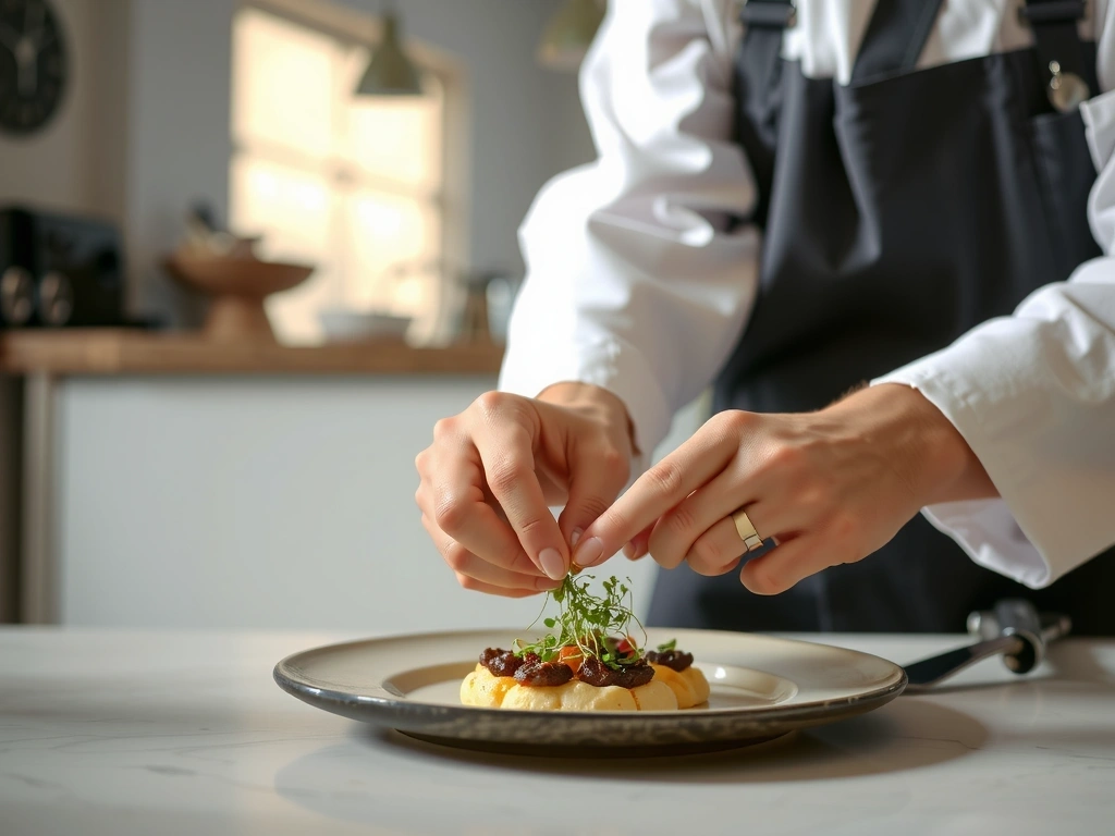 Chef al lavoro